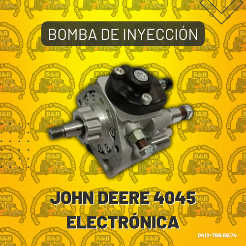 Bomba De Inyección John Deere 4045 Electrónica