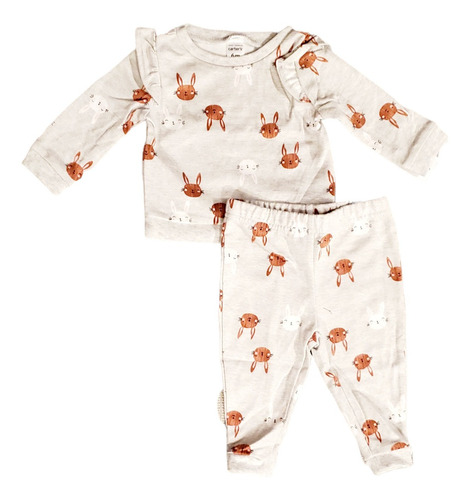 Conjunto Poleron Y Buzo Griss Bunny Bebés/niñas. Carter's