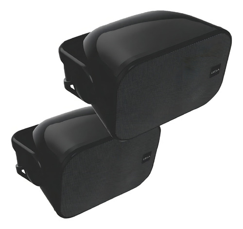 Som Ambiente Para Rancho Chacara Slim + 06 Caixas Bsa Aw4 Cor Preto