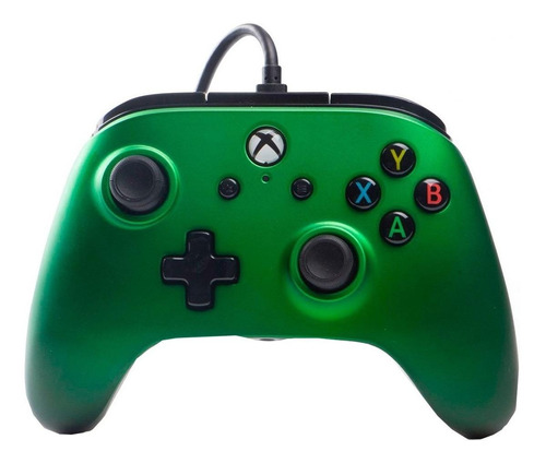 Controle joystick ACCO Brands PowerA Enhanced Wired Controller for Xbox One emerald fade