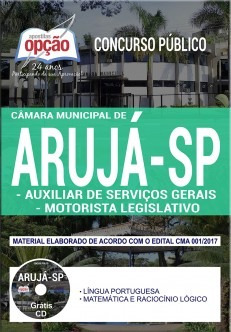 Apostila Arujá Sp 2017 - Auxiliar De Serviços Gerais 