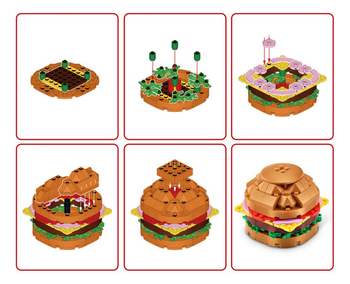 Set Bloques Snack Max - Con Diferentes Modelos De Piezas