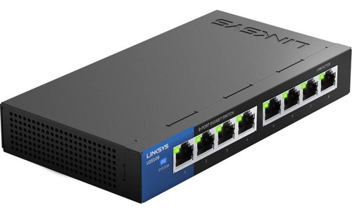 Switch Linksys Lgs108 Escritorio 8 Puertos Ethernet Gigabit