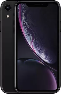 Apple iPhone XR, 128 Gb, Negro - Desbloqueado (renovado)