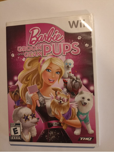 Juego Wii Barbie Gromm And Glam Pups 