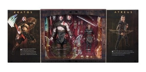 Figuras God Of War 2 Pack Kratos & Atreus