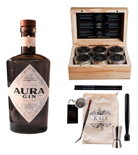 Combo Caja Kaia Six X6 Botanicos + Bartool Kit + Aura 700