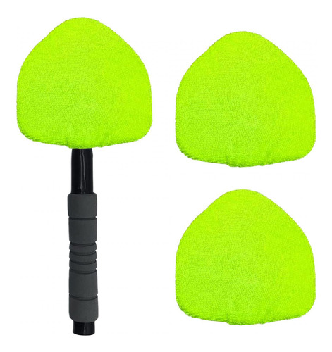 Limpiador De Vidrio Mini Duster Para Ventana De Verde