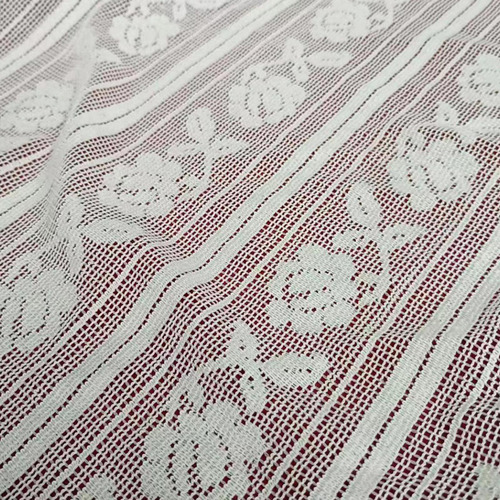 Pano De Renda Malha Leve Diy Elegante Confortável Flor Reta