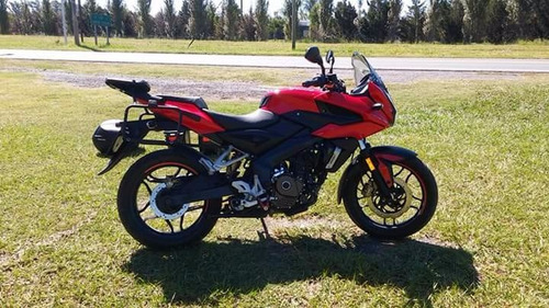Soporte Baul Lateral Bajaj Rouser Ns/as Marca Hp (jgo.)