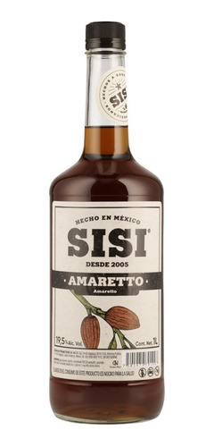 Botella De Licor Sisi Sabor Amareto 1l