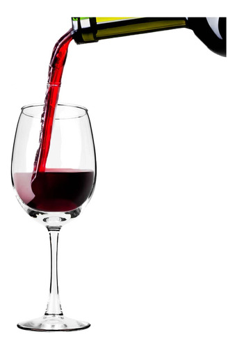 Juego De 6 Copas De Vidrio Elegante 465 Ml Vencort