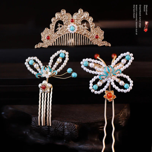 Accesorios Vintage Para El Cabello Hechos A Mano, Estilo Ant