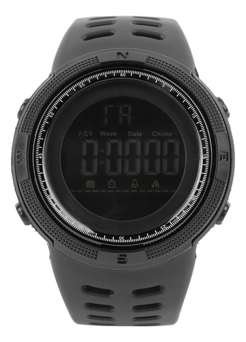 Men Digital Watch Impermeable Pantalla Transparente Fecha De