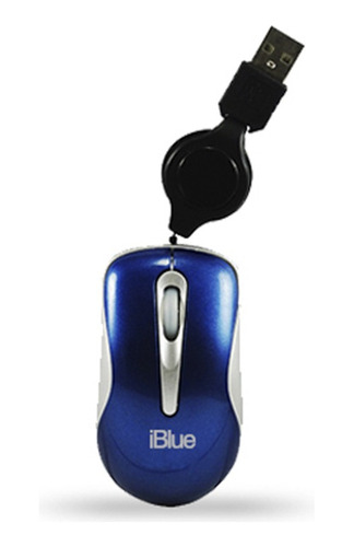 Mouse Optical Iblue Micro Traveler Retractil Xmk-977 Bl