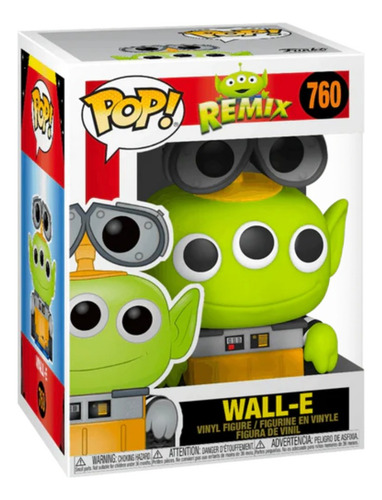 Funko Pop Wall E 760 Alien Remix Eva Disney Eve Toy Paquete