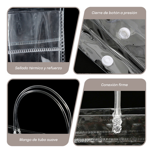 20 Bolsa Transparente De Pvc Para Regalo Bolsas Ecologicas