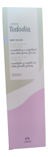 Natura Tododia Body Splash Flor De Pera E Melissa 200ml