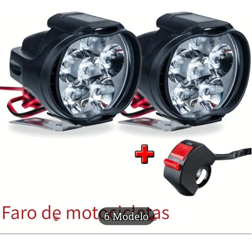 Faros Led Auxiliares Para Motos Y Carros Super Brillantes 