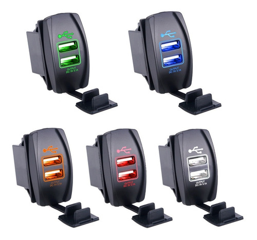 Cargador Usb Carros Y Camiones 3.1 A, Sin Uso Del Encendedor