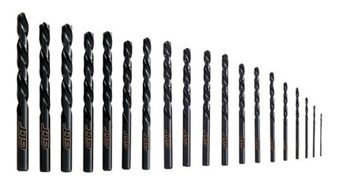Imagen 6 de 8 de Brocas Para Metal Milimétrica Juego 19 Piezas Uso Industrial