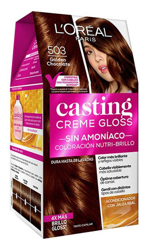 Tinta Casting Creme Gloss N.503 Golden Choco