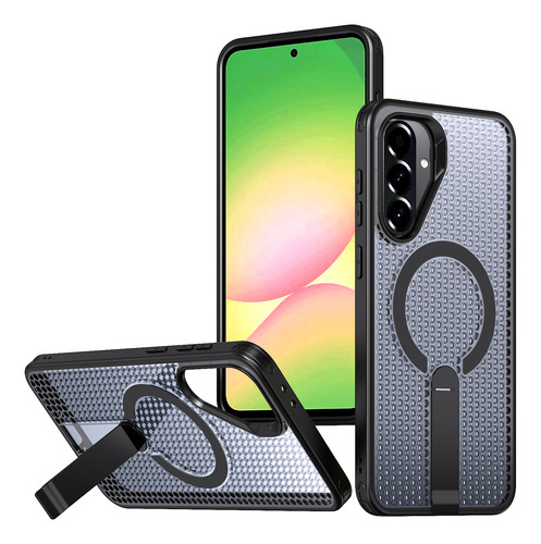 Funda De Teléfono Para Samsung Galaxy S25 Ultra Plus S24fe A16, A55, A56, Malla Magnética, Disipación De Calor, A Prueba De Golpes