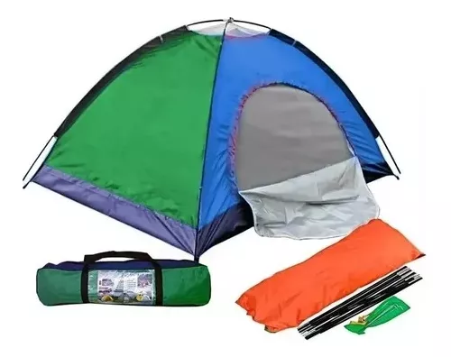 Tienda de Campaña para 4 Personas Impermeable Acampar Camping Carpa OFERTA