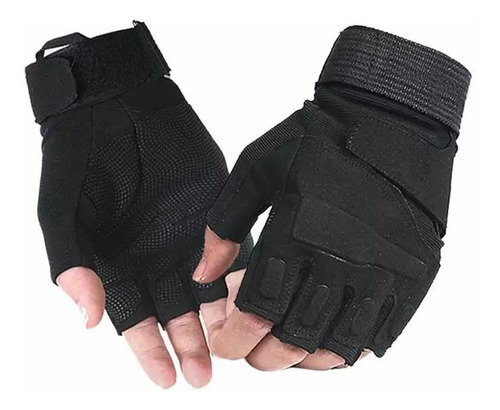 Guantes Tacticos Militar Dedo Corto Outdoor