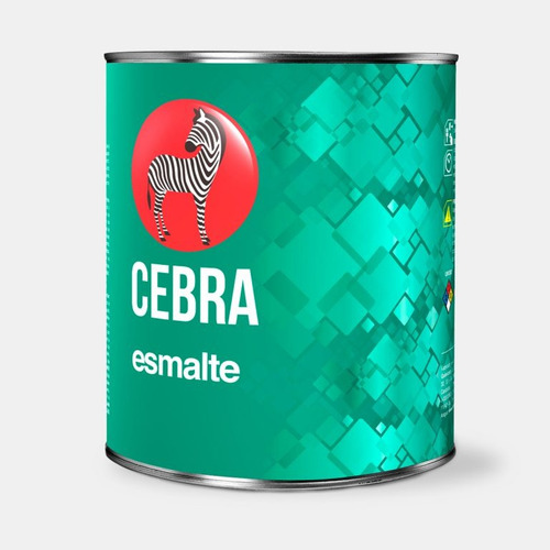 Pintura Esmalte Brillante Cebra 1 Galon