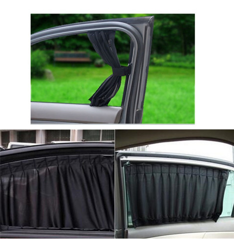 Imagen 3 de 10 de 2pcs 70x49 Ajustable Vip Cortina De Ventana De Coche Parasol