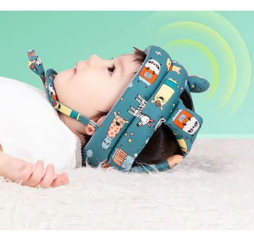 Set 2 Cascos Esponjas Antigolpes Protector Suave Bebe Lau