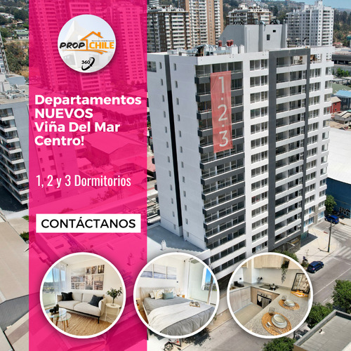 En Venta Departamentos Nuevos 3d Viña Del Mar.