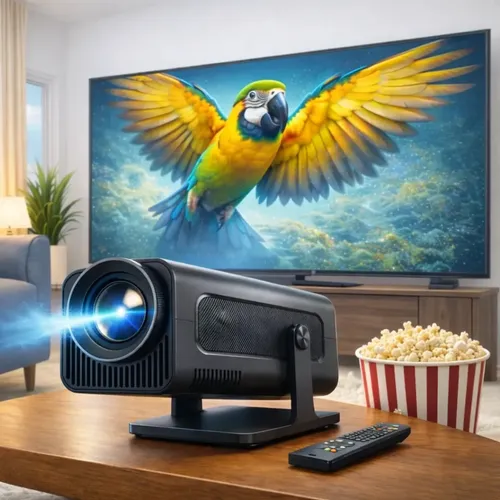 Projetor Portátil Maxnova Bluetooth Wi-Fi Full HD 4K Mini HDMI US...