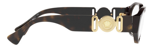 Anteojos Lentes Recetado Versace Biggie Ve3320u Havanna + Havanna | Large 56mm