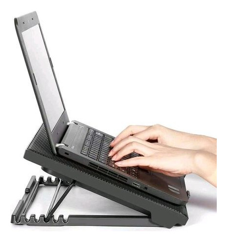 Base Enfriador Para Pc Notebook Cooler Usb Ajustable