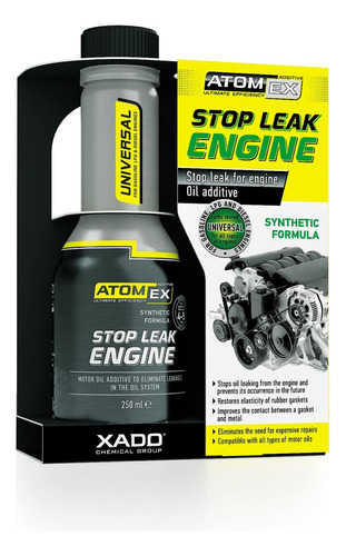 Sellador De Aceite Motor Atomex Stop Leak Additive (bot...