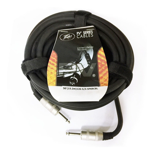 Cable De Cornetas Bafle Dj Audio 1/4 Mono 12g 15,2m Peavey