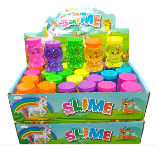 Slime Caja X12 Gatitos Motivos  Piñatas Fiestas Niños Niñas 