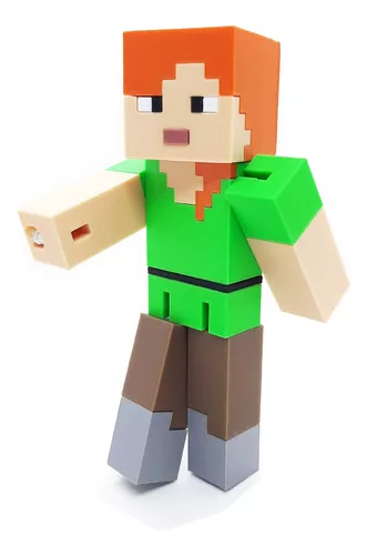 Bonecos 3D do Minecraft!