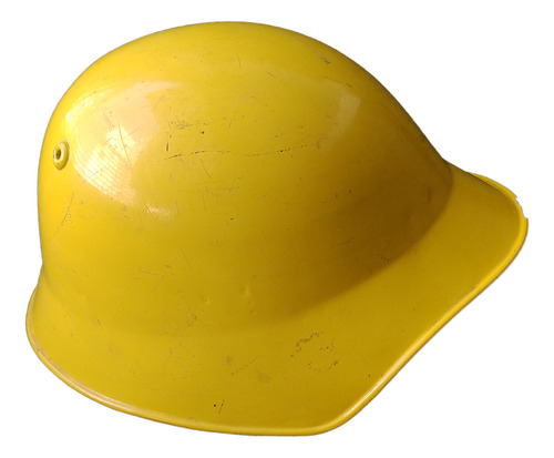 Casco Suizo Mo 1918-63 Amarillo, Defensa Civil (Usado)