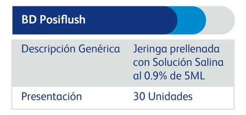 Bd Posiflush Sp Jeringa Prellenada De Sol. Salina 0.9%-5ml