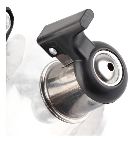 Tetera Silbante De Acero Inoxidable Con Botones De Calentami