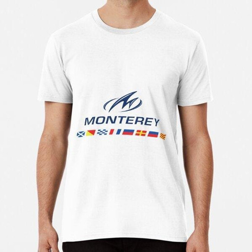 Remera Monterey Boats Vintage De Manga Corta Con Logotipo Az