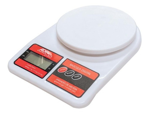 Báscula De Cocina Digital Adir Gramera 5kg Blanca 1676