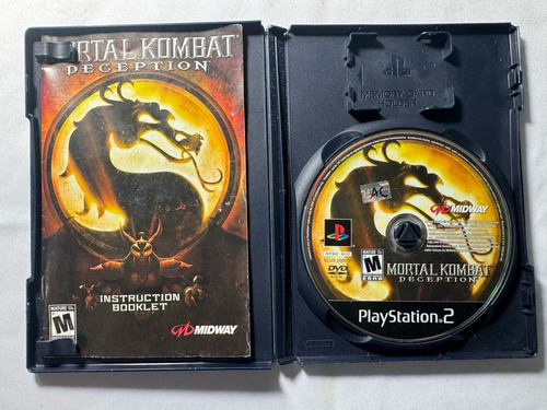 Mortal Kombat Deception Playstation 2 Original (Usado)