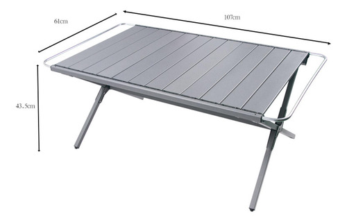 Mesa De Camping, Mesa Plegable, Ultraligera Portátil Con