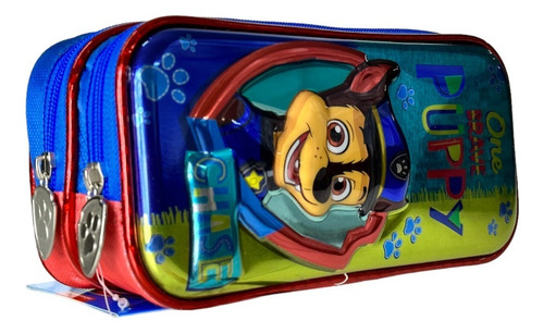 Kit Mochila Paw Patrol Chase Ruedas Lonchera Lapicera Origin