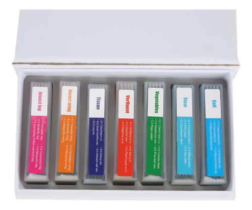Goshyda Juego De Muestras De Laboratorio De Portaobjetos