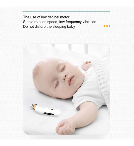 Cortaúñas Para Bebés Lima De Uñas Eléctrica Mini Molinillo